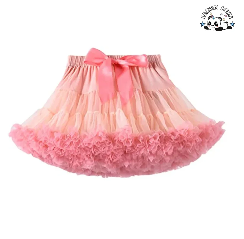 LEZONKIDS - Customizable Girls' Gauze Skirt Cake Dress Puffy Skirt Tutu Children's Princess Gauze Skirt